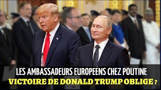 URGENT🚨 Poutine reçoit les ambassadeurs Européens après la victoire de Donald Trump ‼️ [upl. by Denzil]