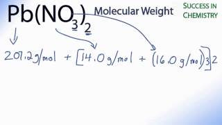 PbNO32 Molar Mass  Molecular Weight [upl. by Hazen179]