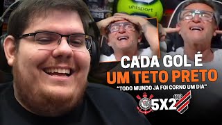 CASIMIRO REAGE RÁDIO CRAQUE NETO  CORINTHIANS 5X2 ATHLETICO  BRASILEIRÃO 2024 Cortes do Casimito [upl. by Cheng]