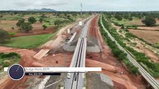 Latest progress on the Tanzania Standard Gauge Railway Construction from Morogoro to Makutupora [upl. by Werdma753]