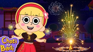 Aayi Diwali  Diwali Songs For Kids  Hindi Kids Songs  Choti Aur Badi [upl. by Ashlin]