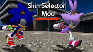 SA2  Skin Selector Mod WIP [upl. by Geoffrey]