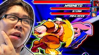 CAPCOM GAVE THE WAZZLER THE JUGGERNAUT GLITCH BACK IN MVC2 [upl. by Lantha]