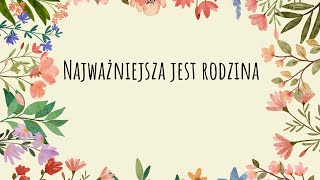 NAJWAŻNIEJSZA JEST RODZINA  nowa piosenka na Dzień Mamy i Taty  Trelikowo  Piosenki dla dzieci [upl. by Lawry208]