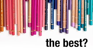 Battle of the BEST Colored Pencils FaberCastell vs Prismacolor vs Caran dAche [upl. by Wichman]