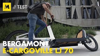 Test Bergamont ECargoville la rivoluzione delle eBike è cargo English sub [upl. by Selene]