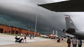 Air Show and Storms May 13 2023 [upl. by Acirem]