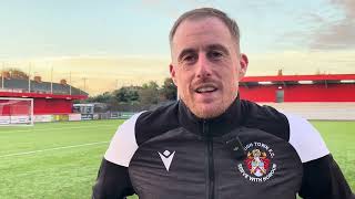 Worthing 43 Slough Town  Scott Davies Interview  26 October 2024 [upl. by Leland]