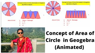 Area of circle in geogebra [upl. by Alek]