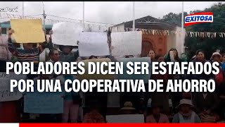 🔴🔵Pobladores dicen haber sido estafados por una cooperativa de ahorro y crédito [upl. by Christabel929]