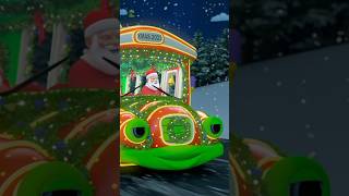 Wheels On the Bus Christmas babysongs kidsmusic cartoon trending singalong shorts xmas [upl. by Ardeahp]