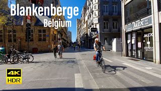 Blankenberge Belgium 4KHDR Walking Tour  2021  Tourister Tours [upl. by Frederich]