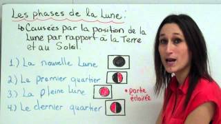 Sciences 9e Les phases de la Lune [upl. by Aivun145]