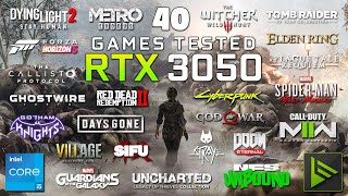 RTX 3050 Test in 40 Games in 2024 [upl. by Baldwin]