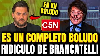 BRANCATELLI hace el RIDICULO en C5N Terraplanismo ECONOMICO NO [upl. by Ita]