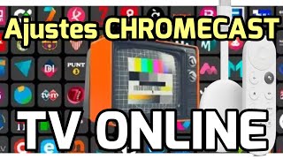 Configurar Chromecast Google TV para ONLINE TV en Vivo y On Demand Ajustes imagen escalado FHD a 4k [upl. by Nalniuq]