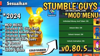 CARA DOWNLOAD STUMBLE GUYS MOD MENU APK TERBARU 2025 VERSI 0805  NOT WORK 100 NO PASSWORD [upl. by Aileda]