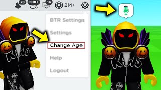 How To CHANGE Your AGE if UNDER 13 On Roblox Change Birthday On Roblox [upl. by Mazman]