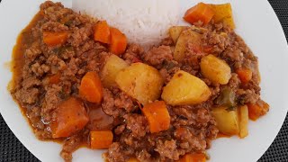 CARNE MOÍDA COM BATATAS E CENOURA [upl. by Denten]