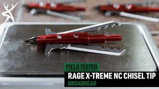 2021 Broadhead Test amp Review Rage Xtreme NC Chisel Tip [upl. by Imeaj444]