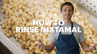 How to rinse nixtamal  From Kernel to Masa Ep 4 [upl. by Ennyrb677]