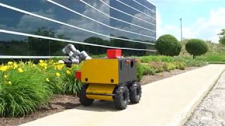 Strawberry Picking Robot Demo  Husky UGV  UR5 Integration [upl. by Uchish]