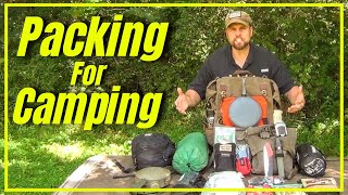 Packing for Camping  What You NEED [upl. by Halimaj]