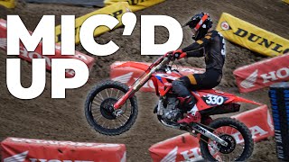 Racing Supercross with a mic on is hilarious [upl. by Einattirb749]