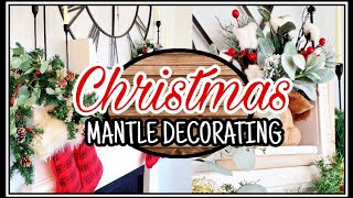 Christmas Mantle Decorating Ideas  Christmas Decor 2019 [upl. by Morita]