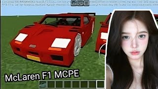 McLaren F1 car Addon MCPE [upl. by Kelsy]