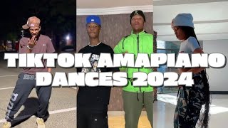 Best of Amapiano Dance Challenges 2024 [upl. by Ehcnalb]