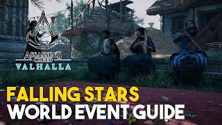 Assassins Creed Valhalla Falling Stars World Event Guide [upl. by Aneelehs]