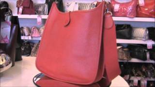 Authentic Hermes Evelyne PM Rouge Garance [upl. by Ramgad]