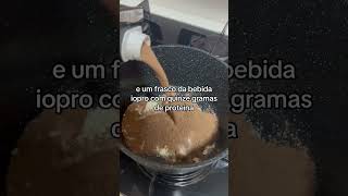 Brigadeiro fit com YoPRO fitness food brigadeiro fypシ゚viral fy receitas fyp [upl. by Epul]