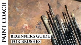 Oil Painting Brushes  A Simple Guide [upl. by Larimore]