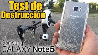 Samsung Galaxy Note 5  Test de Destrucción [upl. by Trix]