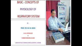 BASIC CONCEPT OF PHYSIOLOGY OF RESPIRATORY SYSTEM  BRIEF amp SIMPLIFIED  BY DR MUSLIM KHAN [upl. by Onihc143]