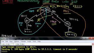 BGP Video Redistributing IBGP Prefix into IGP Part 2www ncpnetworktraining com [upl. by August]