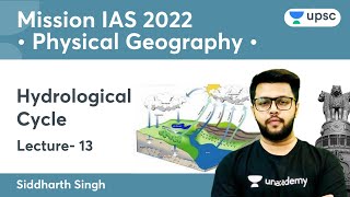 L13 Hydrological Cycle  Physical Geography  Mission IAS 2022  Unacademy UPSC  Siddharth Singh [upl. by Cleavland]