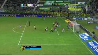 Gol de Lugüercio Aldosivi 1  Godoy Cruz 0 Fecha 8 Primera División 2015 FPT [upl. by Artinak]