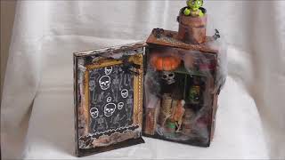 DIY  Apothekerschrank apothecarycabinet Halloween Halloweenbasteln [upl. by Annoyt]