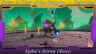 Spyro 3 Year of the Dragon  Spikes Arena Boss [upl. by Marthena904]