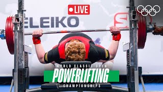 🔴 LIVE Powerlifting World Classic Open Championships  Womens 63kg Group B [upl. by Nosliw]