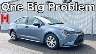 2024 Toyota Corolla le has One BIG Problem All Specs amp Test Drive [upl. by Assiralk]