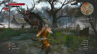 The Witcher 3 Pt 55  Side Quest Return to Crookback Bog [upl. by Aeirdna]