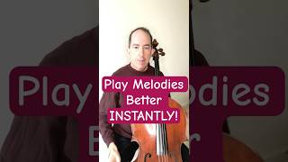 Play Better Melodically Instantly cello celloteacher melody [upl. by Nerual155]