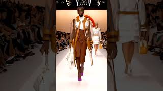 Fendi backstage vs Runway model ytshorts viral [upl. by Ainehta]