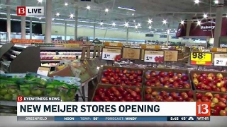 Meijer opening new grocery stores today in Indiana [upl. by Neela]