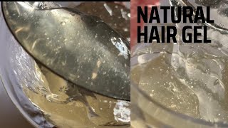 How to make natural hair gel at home  Diy hair gel  Homemade hair gel recipe [upl. by Asilla937]