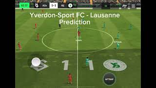 Raiffeisen Super League 🇨🇭 YverdonSport FC  Lausanne  Prediction Matchday 2 [upl. by Imeka545]